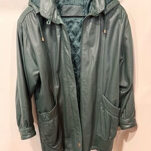 Jacqueline Ferrar Quilted Green Jacket
